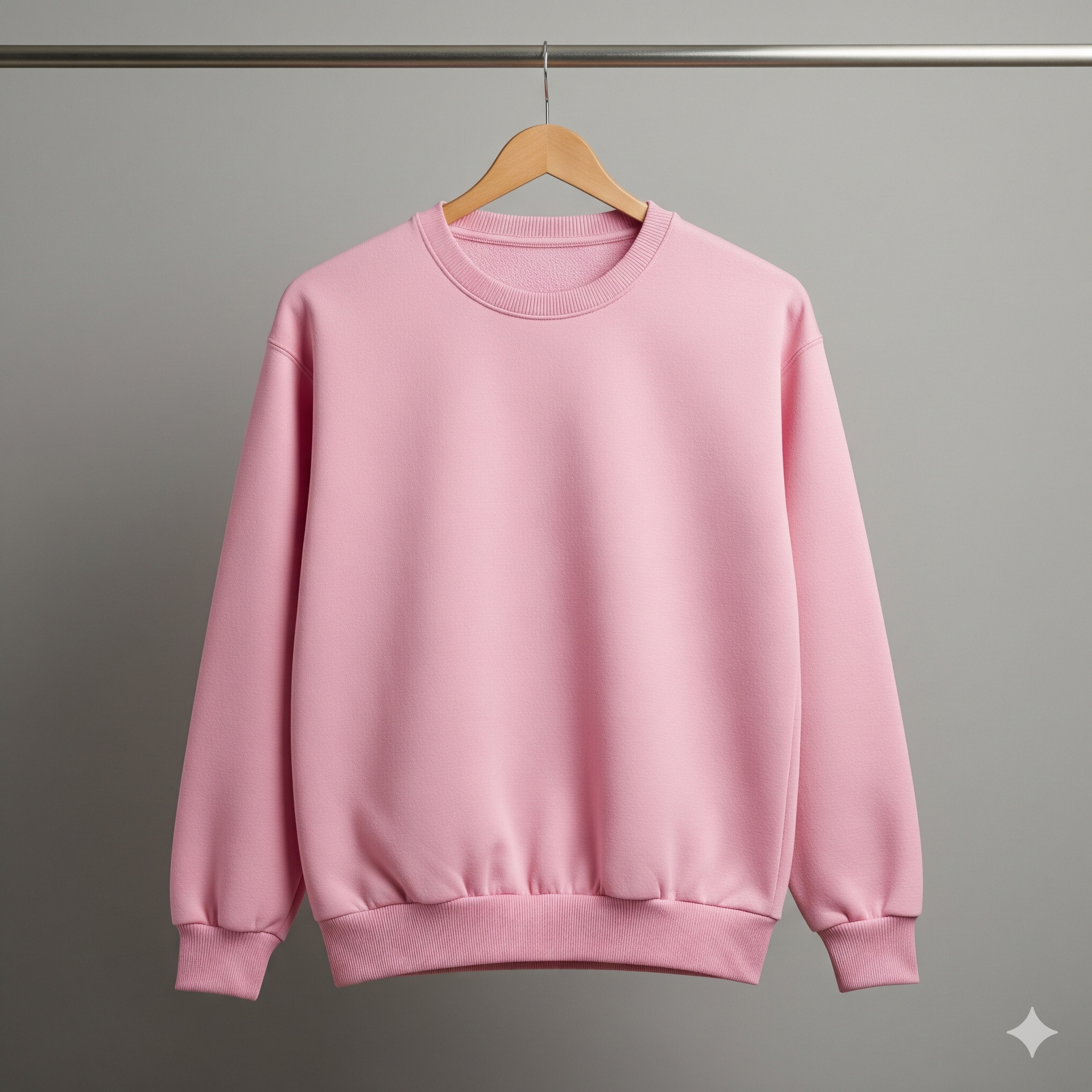 The Essential Pastel Pink Crewneck Sweatshirt - Image 2