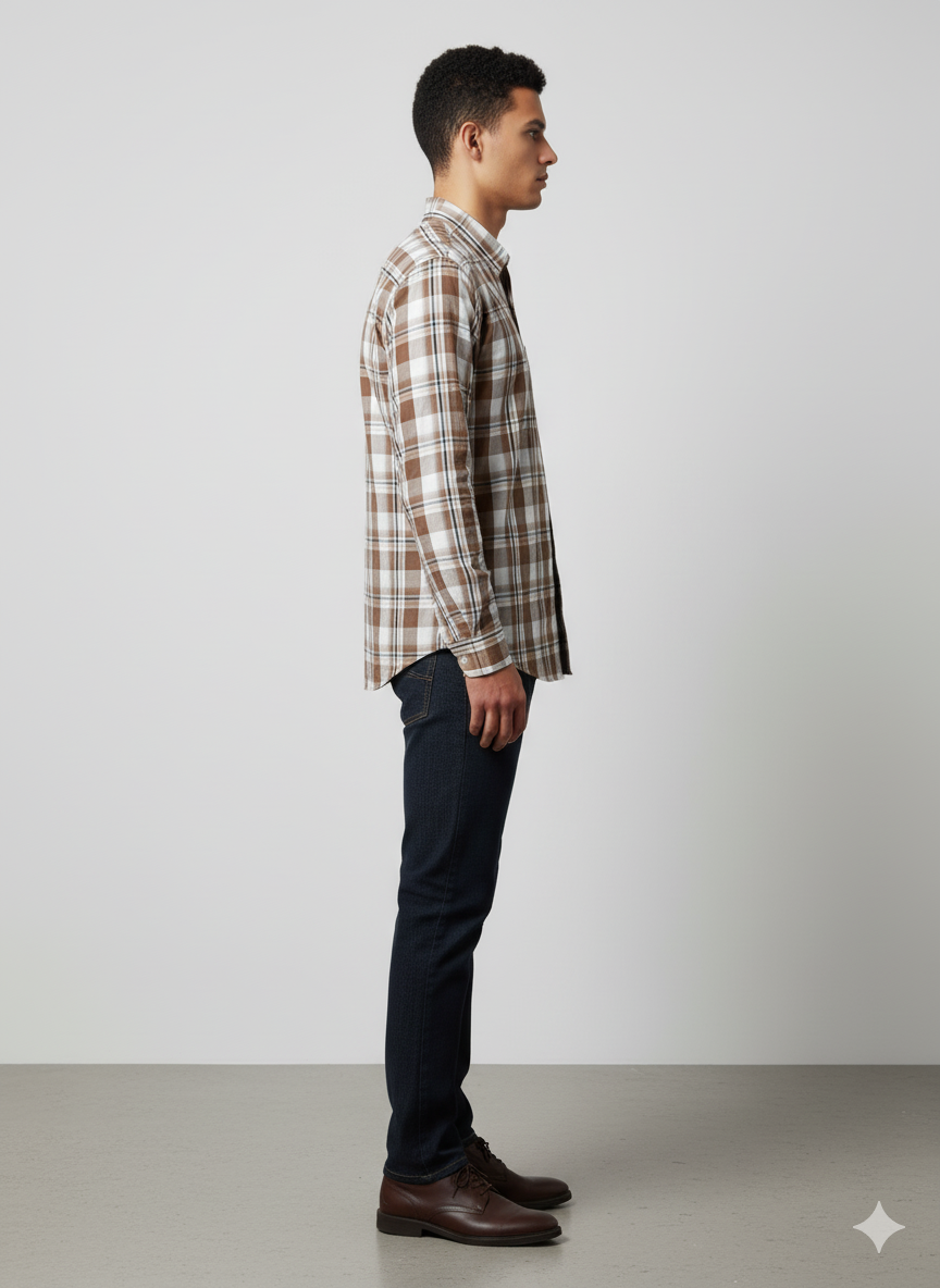 Men's Casual Plaid Shirt: A Wardrobe Essential - Image 3