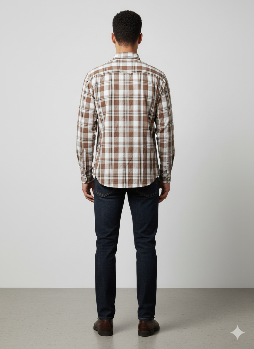 Men's Casual Plaid Shirt: A Wardrobe Essential - Image 2
