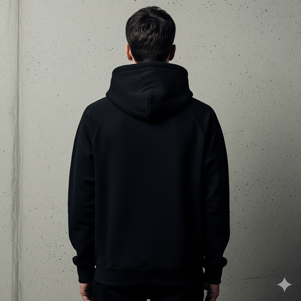 Men's "Just Keep Moving Forward" Black Hoodie - Image 3