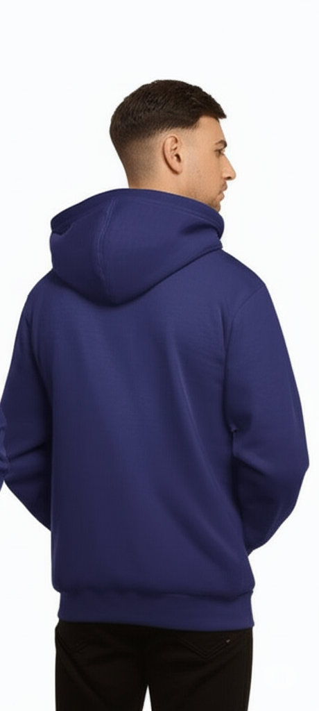 Men's "Just Keep Moving Forward" Navy Blue Hoodie - Image 2