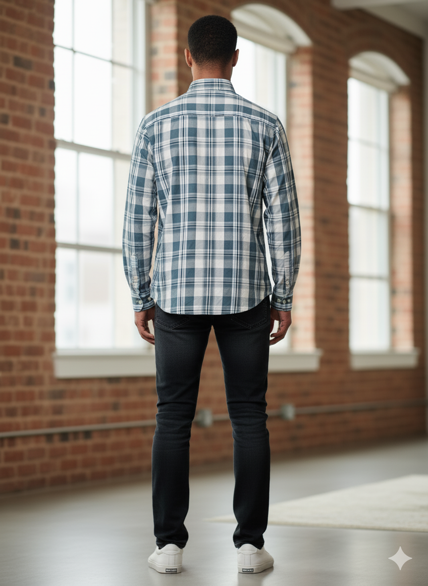 The Everyday Plaid Shirt: Effortless Style for Men - Image 3