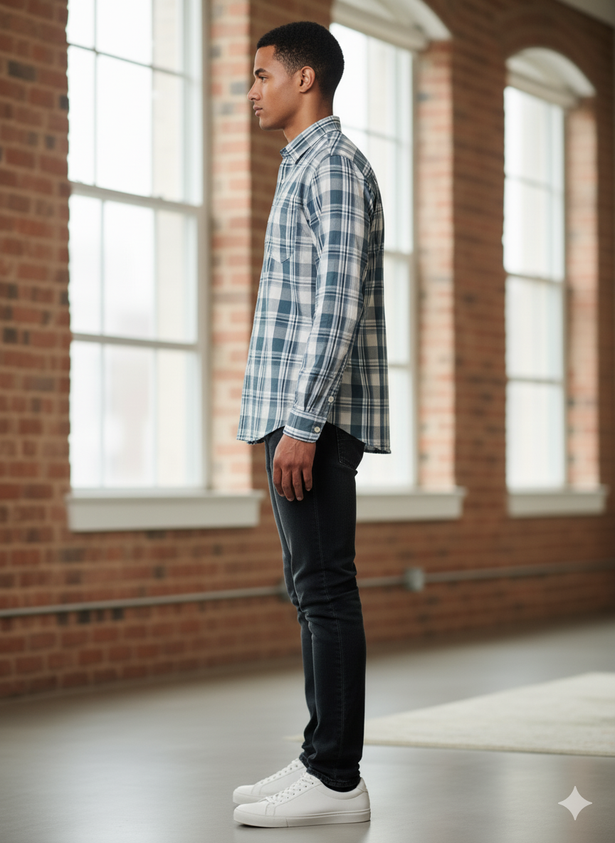 The Everyday Plaid Shirt: Effortless Style for Men - Image 2